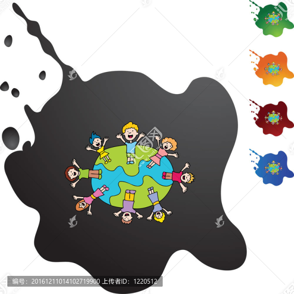 揮手的孩子