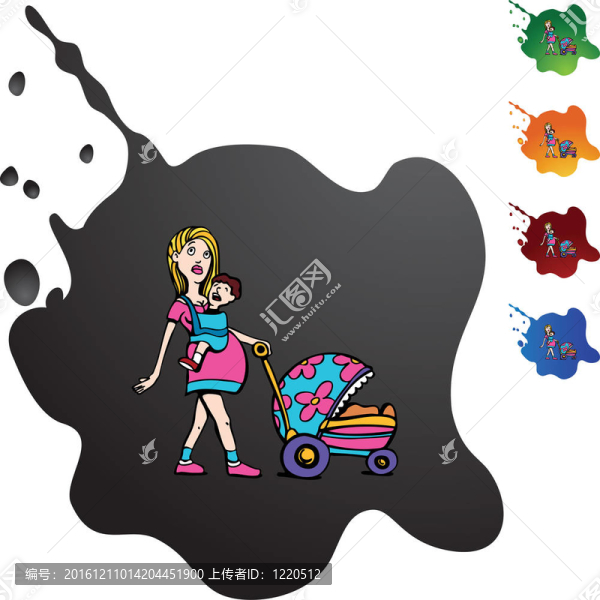年輕的母親