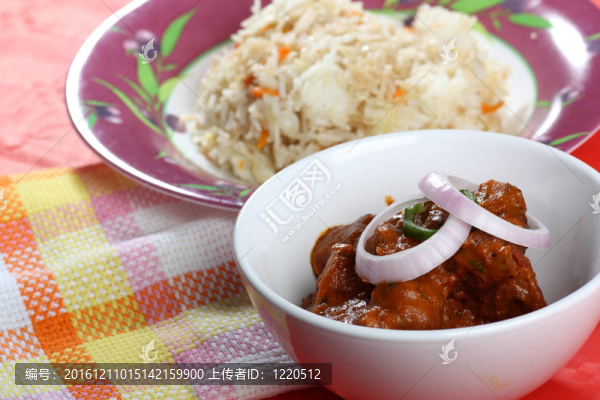 印度咖喱羊肉飯