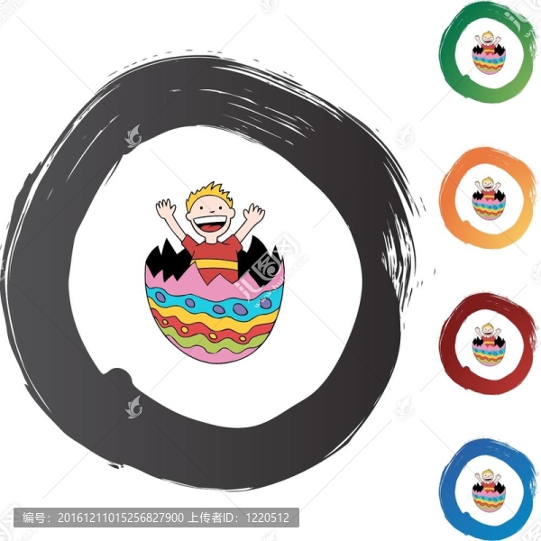復(fù)活節(jié)彩蛋的孩子