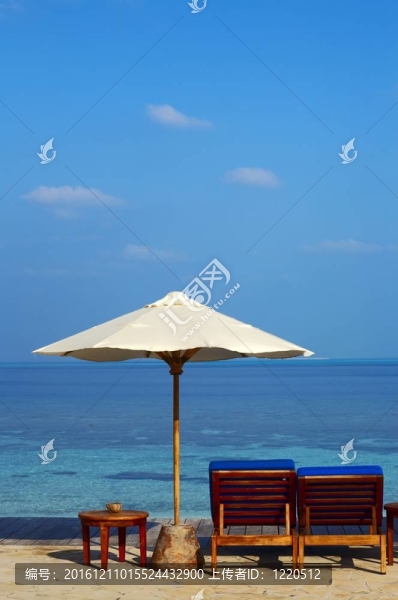 印度洋島上的海灘