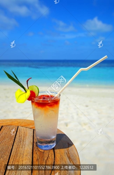 清涼的雞尾酒