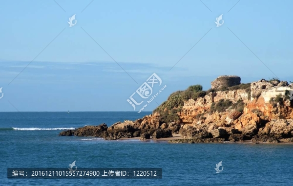 海灘的景色