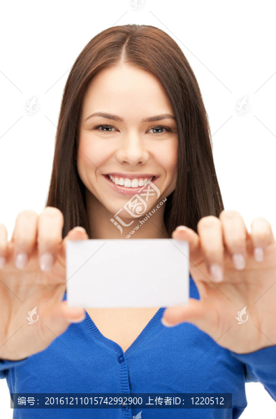 帶名片的女人