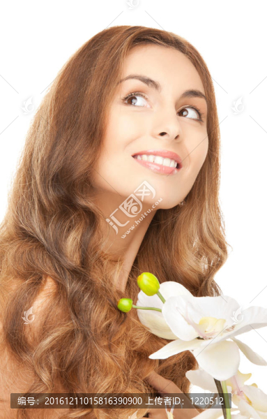 花蘭花美女