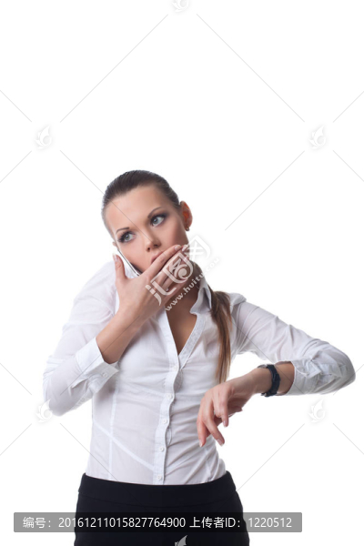 女人談電話怕時間管理