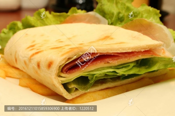 新鮮的三明治