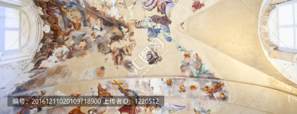 天花板上的壁畫