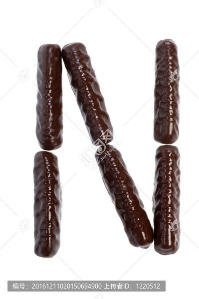 數(shù)字；巧克力棒