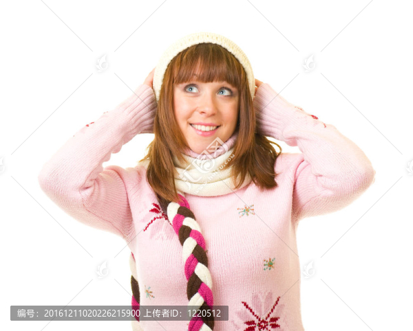 美麗的微笑的女孩