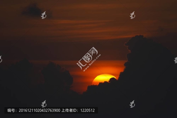 浪漫的日落