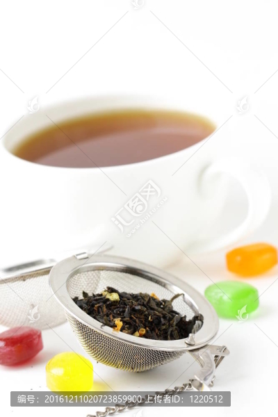 一個芬芳的紅茶濾網(wǎng)