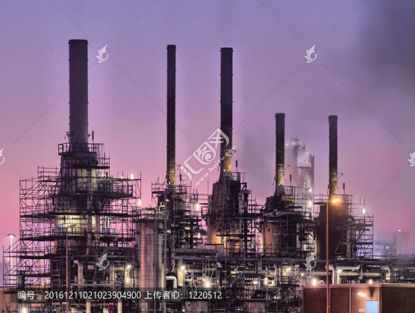 工業(yè)的夜景