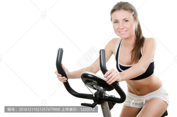 這個女孩是從事velosimulator