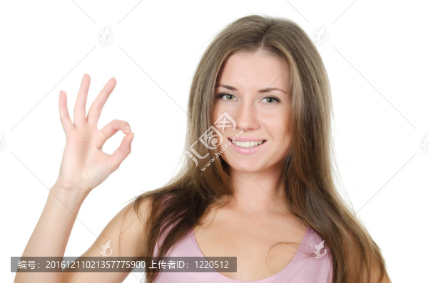 年輕漂亮女孩的畫像