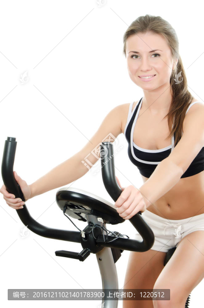 這個女孩是從事velosimulator