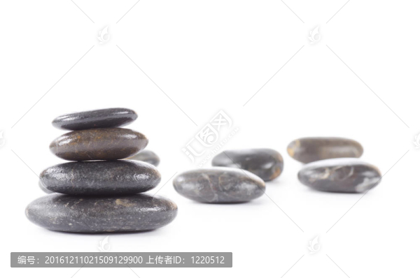 一塊白色的石頭