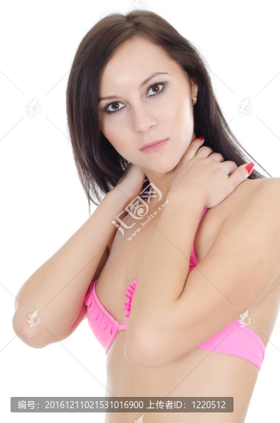 年輕漂亮女孩的畫像