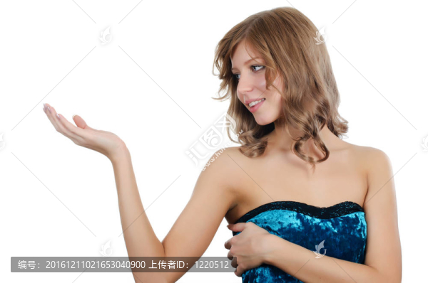 漂亮女孩的畫像