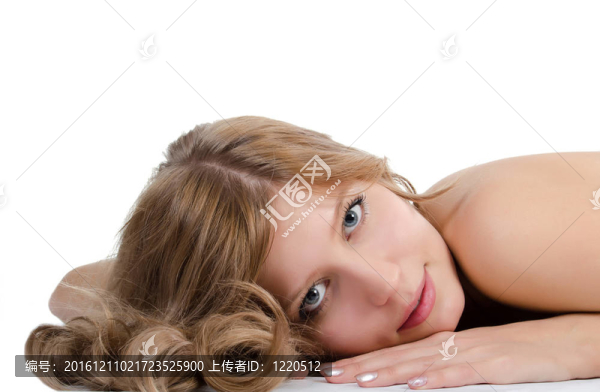 漂亮女孩的畫像
