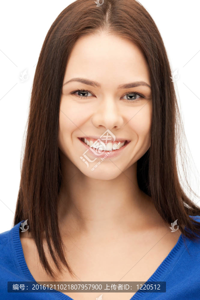 快樂微笑的女人