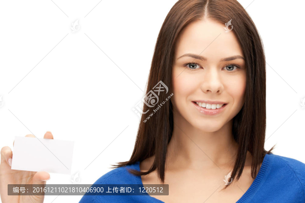 帶名片的女人