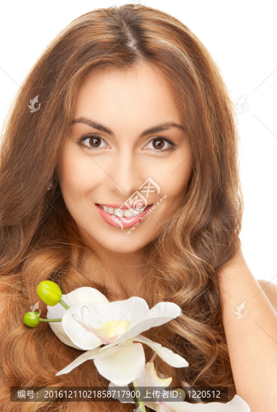 花蘭花美女