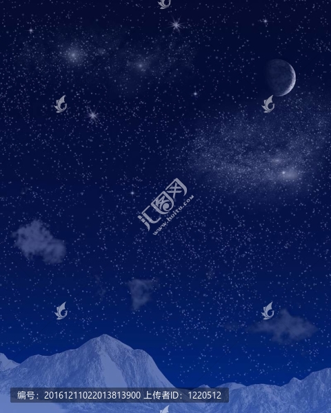 晚上。