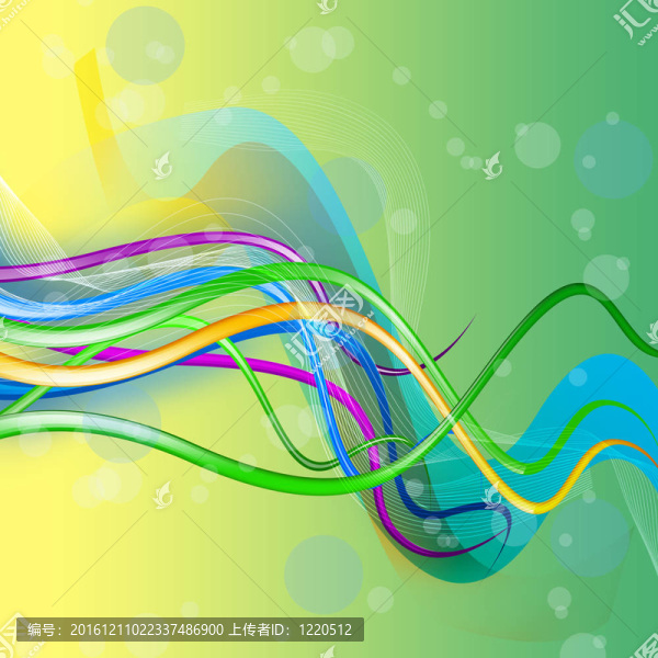 彩色抽象插畫背景