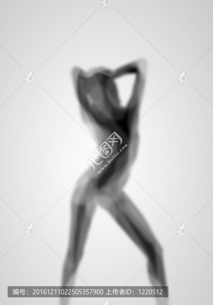 女性剪影