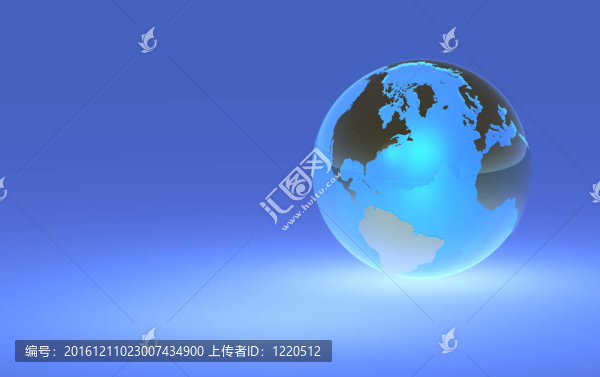 發(fā)光地球地球-正確的方向