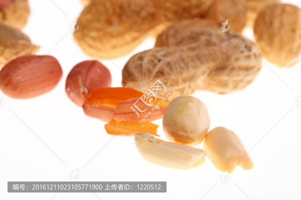 白隔花生