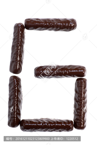 數(shù)字；巧克力棒