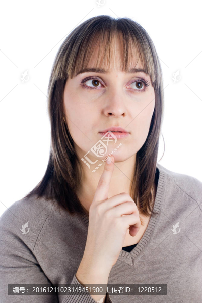 悲傷的女人