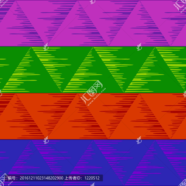 摘要無縫三角形；雜色
