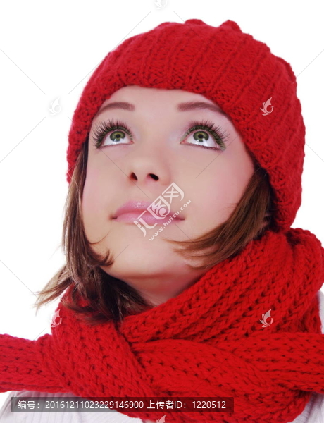 戴帽子的女孩