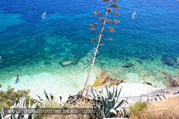 Agia,Efimia海灘；Kefalonia