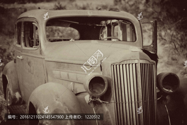 廢棄的汽車