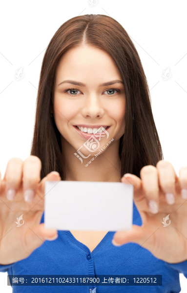 帶名片的女人