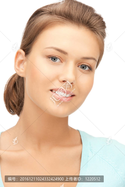 快樂(lè)微笑的女人