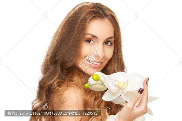 花蘭花美女