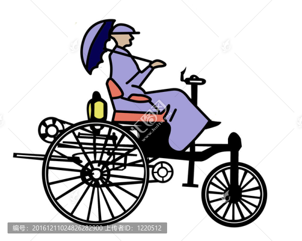 白色背景的老式自行車