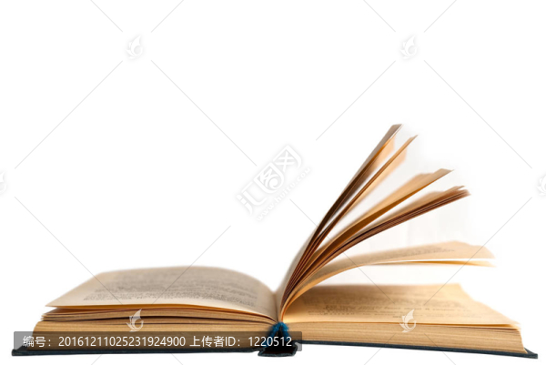 打開的書