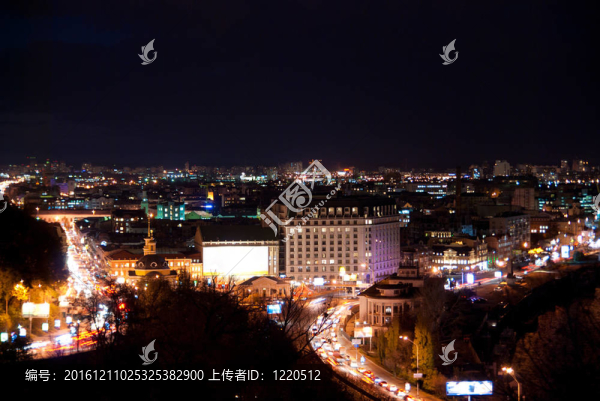 夜晚的城市
