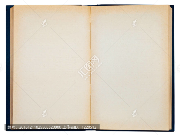 打開的書