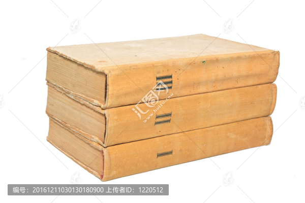 白色背景的舊書