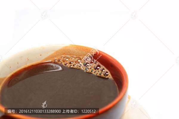 白底咖啡杯