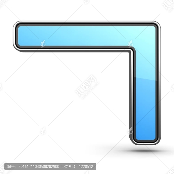 現(xiàn)代金屬邊框設計中的藍色圖標7
