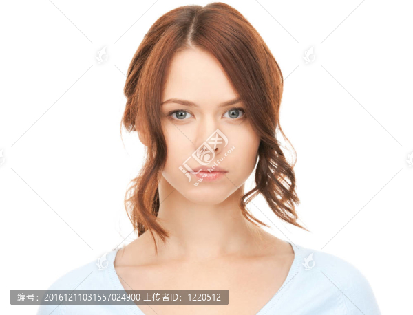 平靜友好的女人