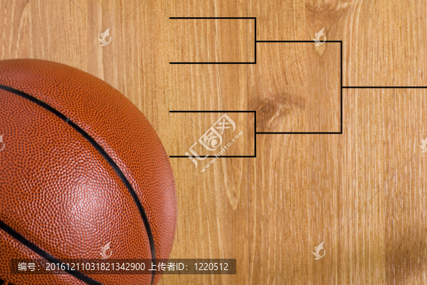 籃球決賽四支架和Ball